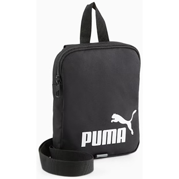 puma unisex τσαντάκι ώμου με logo μπροστά - 079955 μαύρο