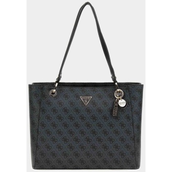 guess γυναικεία shopper bag με all-over logo print και