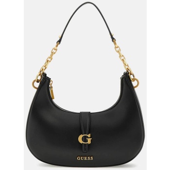 guess γυναικεία τσάντα ώμου μονόχρωμη `kuba` - hwva9329180