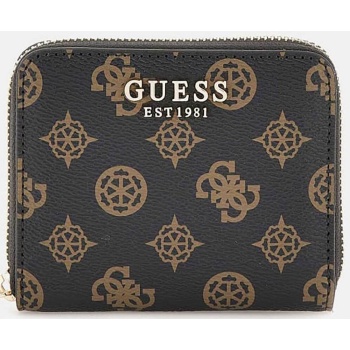 guess γυναικείο πορτοφόλι με all-over logo print `laurel` 