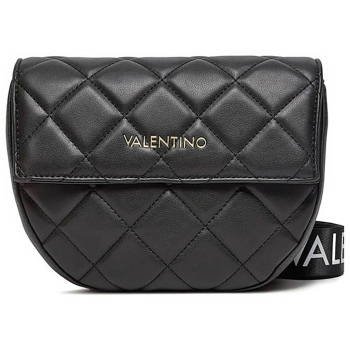 valentino γυναικεία τσάντα crossbody μονόχρωμη με καπιτονέ