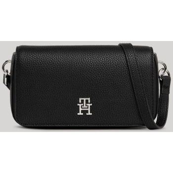 tommy hilfiger γυναικεία τσάντα crossbody με μεταλλικό