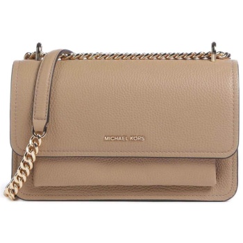 michael kors γυναικεία δερμάτινη τσάντα crossbody `claire`