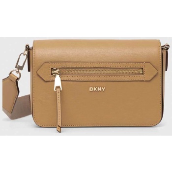 dkny γυναικεία δερμάτινη τσάντα crossbody `bryant` 