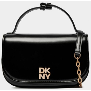 dkny γυναικεία τσάντα crossbody με μεταλλικό logo `tammy` 