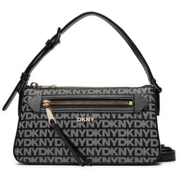 dkny γυναικεία τσάντα crossbody με all-over logo `bryant` 