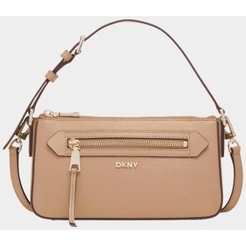 dkny γυναικεία δερμάτινη τσάντα crossbody `bryant` 