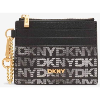 dkny γυναικεία θήκη για κάρτες με all-over logo `farah` 