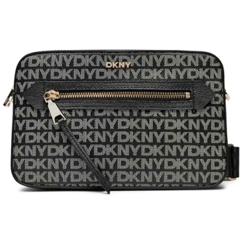 dkny γυναικεία τσάντα crossbody με all-over logo `bryant` 