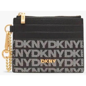 dkny γυναικεία θήκη για κάρτες με all-over logo `farah` 