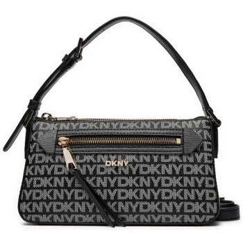 dkny γυναικεία τσάντα crossbody με all-over logo print