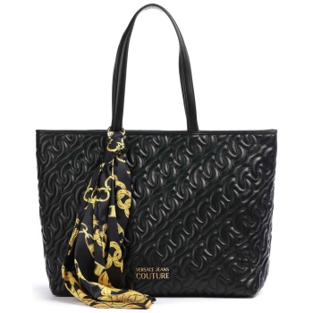 versace jeans couture γυναικεία τσάντα tote με ανάγλυφο