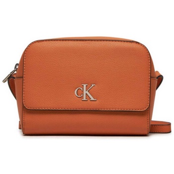 ck jeans γυναικείο mini bag μονόχρωμο με μεταλλικό