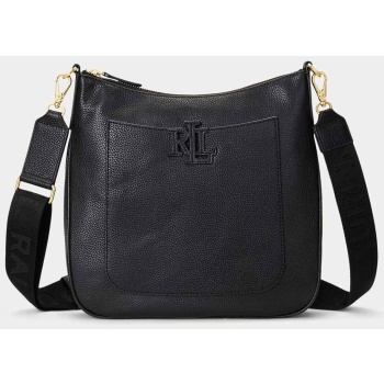 lauren ralph lauren γυναικεία δερμάτινη τσάντα crossbody με