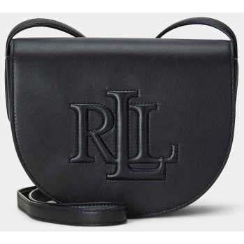 lauren ralph lauren γυναικεία δερμάτινη τσάντα crossbody