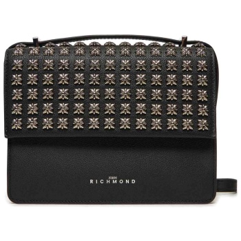 john richmond γυναικεία δερμάτινη τσάντα crossbody με