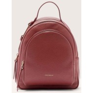 coccinelle γυναικείο δερμάτινο backpack `malory` - e1r1k-140201 μπορντό