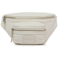 marc jacobs γυναικεία δερμάτινη belt bag - 2r3hbb028h02 εκρού