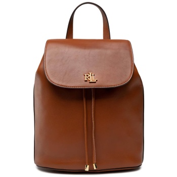 lauren ralph lauren γυναικείο δερμάτινο backpack με