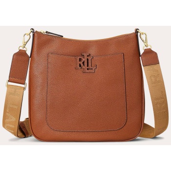 lauren ralph lauren γυναικεία δερμάτινη τσάντα crossbody με