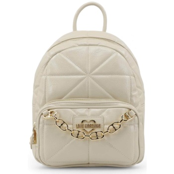 love moschino γυναικείο backpack με ανάγλυφο σχέδιο με