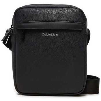 calvin klein ανδρικό τσαντάκι crossbody με λογότυπο 