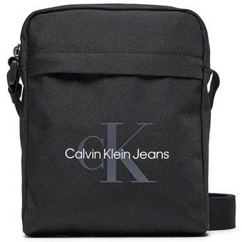 calvin klein ανδρικό τσαντάκι crossbody μονόχρωμο με