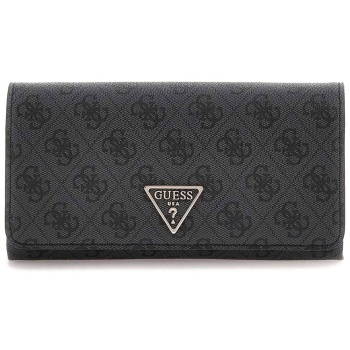 guess γυναικείο clutch με all-over logo print `noelle` 