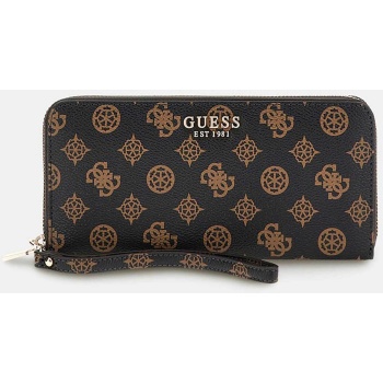 guess γυναικείο πορτοφόλι με all-over logo print και