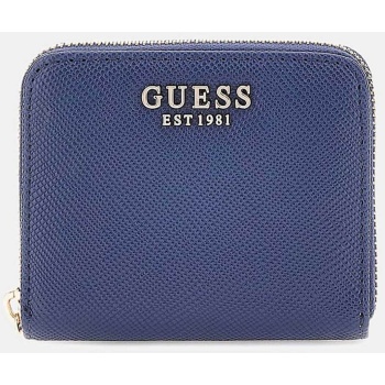 guess γυναικείο πορτοφόλι μικρό με μεταλλικό logo `laurel`