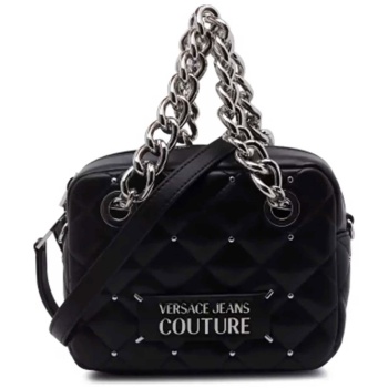 versace jeans couture γυναικείo mini bag χειρός με καπιτονέ