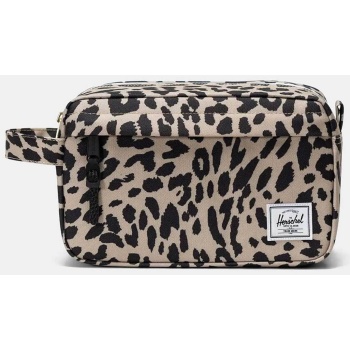 herschel unisex νεσεσέρ με leopard print και contrast logo