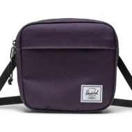 herschel unisex τσάντα crossbody μονόχρωμη με contrast logo patch `classic™` 2 l - 66ubcl01734 μοβ