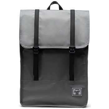 herschel unisex backpack αδιάβροχο με contrast logo patch