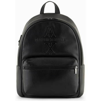 armani exchange ανδρικό backpack με ανάγλυφο λογότυπο 