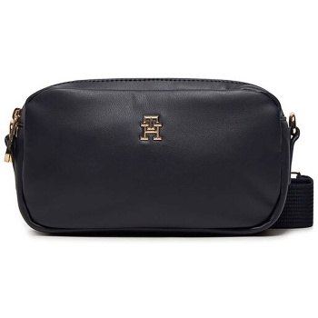 tommy hilfiger γυναικεία τσάντα crossbody με μεταλλικό