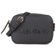 valentino γυναικεία τσάντα crossbody με λογότυπο και λουράκι - 85kvbs8a815/nea μαύρο