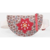 dpam παιδικό τσαντάκι μέσης/crossbody `red flower` - 346927 κόκκινο