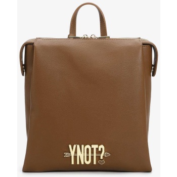 ynot? γυναικείο backpack με μεταλλικό λογότυπο - lvs003f5