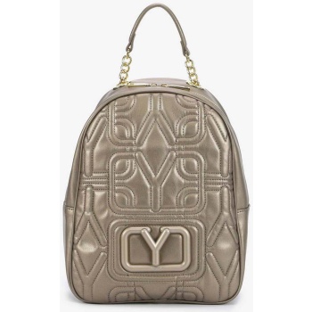 ynot? γυναικείο backpack καπιτονέ με ανάγλυφο monogram