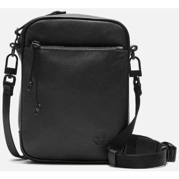 timberland unisex δερμάτινο τσαντάκι crossbody `tuckerman`