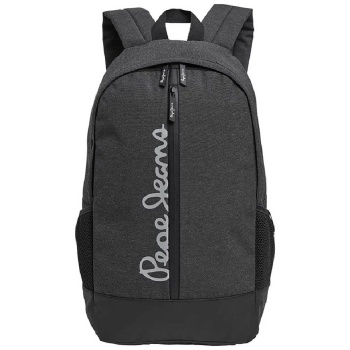 pepe jeans ανδρικό backpack με σταμπωτό λογότυπο - pm030829