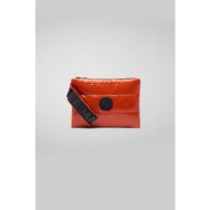 save the duck unisex καπιτονέ pouch `cocos` - dz1490ulove19 πορτοκαλί