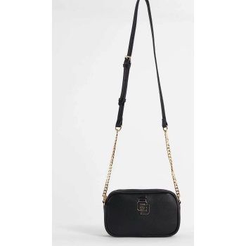 gaudi γυναικεία τσάντα crossbody faux leather με ανάγλυφο