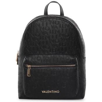 valentino γυναικείο backpack με all-over ανάγλυφο logo 