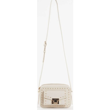 gaudi γυναικεία τσάντα crossbody faux leather με τρουκς 