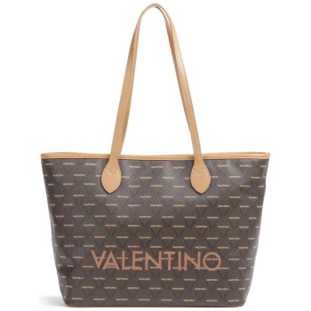 valentino γυναικεία τσάντα tote με logo print `liuto