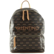 valentino γυναικείο backpack με all-over logo print - 86kvbs3kg16r/li καφέ