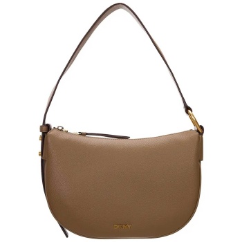 dkny γυναικεία τσάντα ώμου hobo `scarlett` - r42cae57 καφέ