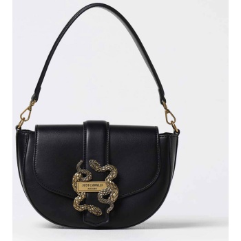 just cavalli γυναικεία τσάντα crossbody μονόχρωμη με